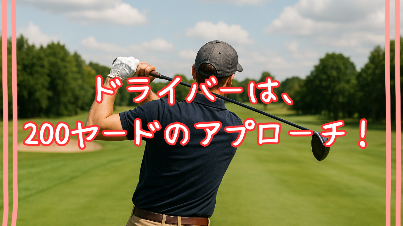 200ヤードのアプローチ