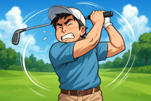 素振りをしすぎ